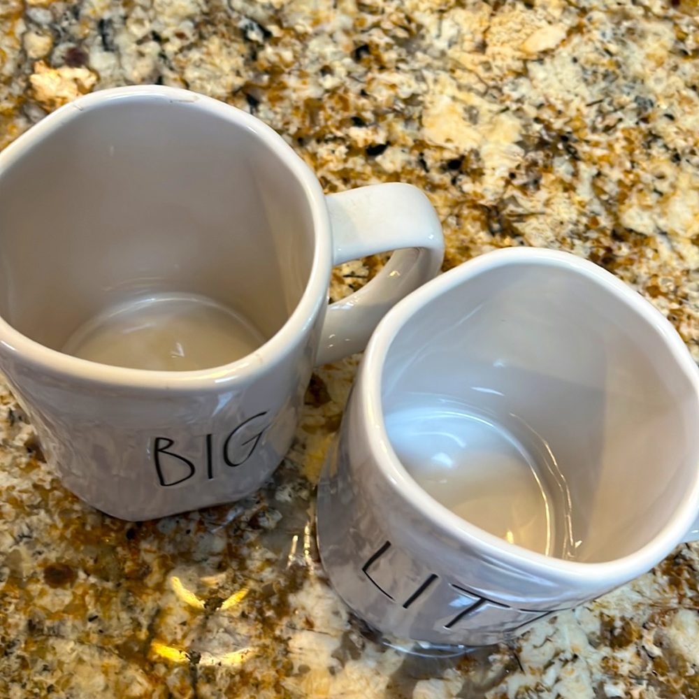 Rae Dunn mugs Big & Little - Picture 3 of 3